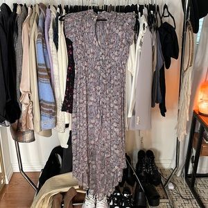 Free people high low sheer top